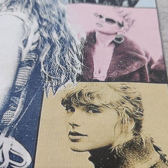 Taylor Swift-Eras Tour-Gray Sweatshirt-Crewneck-Pop Art Graphic-Bella/Canvas-S - Picture 6 of 11